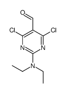 4,6-dichloro-2-(diethylamino)pyrimidine-5-carbaldehyde Structure