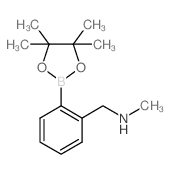 2-(N-Methylaminomethyl)phenylboronic acid,pinacol ester structure