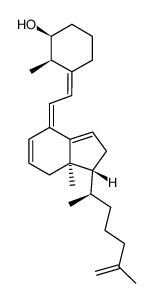 (1S,10R)-(5Z,7Z)-9,10-secocholesta-5,7,9(11),14,25-pentaen-1-ol Structure