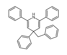 4-benzyl-2,4,6-triphenyl-1,4-dihydropyridine Structure