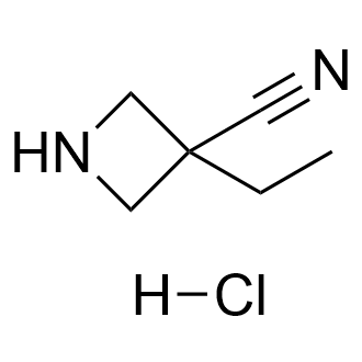 3-Ethylazetidine-3-carbonitrile hydrochloride structure