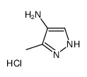 3-甲基-1H-吡唑-4-胺盐酸盐结构式