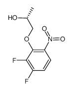 2,3-difluoro-6-nitro{[(R)-2-hydroxypropyl]oxy}benzene Structure