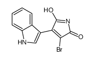 3-bromo-4-(1H-indol-3-yl)pyrrole-2,5-dione Structure