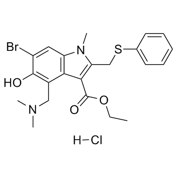 Arbidol HCl Structure