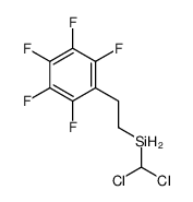 dichloromethyl-[2-(2,3,4,5,6-pentafluorophenyl)ethyl]silane结构式