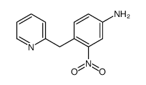 3-nitro-4-(pyridin-2-ylmethyl)aniline Structure