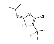 5-chloro-N-propan-2-yl-4-(trifluoromethyl)-1,3-thiazol-2-amine Structure