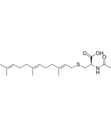 N-Acetyl-L-farnesylcysteine Structure