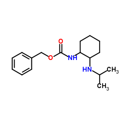 Benzyl [2-(isopropylamino)cyclohexyl]carbamate结构式