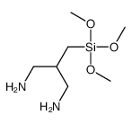 2-(trimethoxysilylmethyl)propane-1,3-diamine结构式