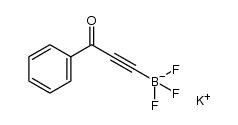 potassium trifluoro(3-oxo-3-phenylprop-1-yn-1-yl)borate Structure