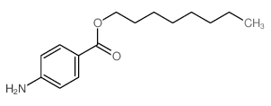 Benzoic acid, 4-amino-,octyl ester picture