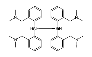 1,1,2,2-tetrakis[2-(dimethylaminomethyl)phenyl]disilane结构式