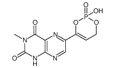 6-β-hydroxypropionyl-3-methyllumazine hexagonal cyclic enol phosphate结构式