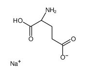 sodium,(4R)-4-amino-5-hydroxy-5-oxopentanoate结构式