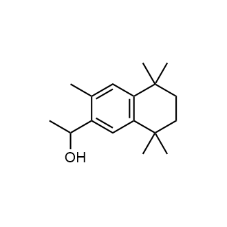 1-(3,5,5,8,8-戊甲基-5,6,7,8-四氢萘-2-基)乙烷-1-醇结构式