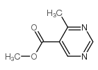 4-甲基-5-嘧啶甲酸甲酯图片