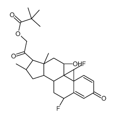 DIFLUCORTOLONE PIVALATE Structure