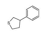 3-phenyltetrahydrothiophene Structure