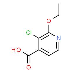 3-Chloro-2-ethoxypyridine-4-carboxylic acid Structure