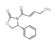 [R-(E)]-3-(1-Oxo-2-pentenyl)-4-phenyl-2-oxazolidinone Structure