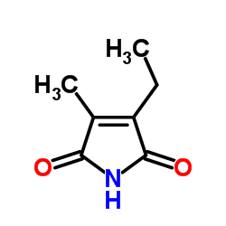 3-乙基-4-甲基吡咯-2,5-二酮结构式