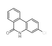 3-chloro-5H-phenanthridin-6-one structure