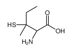 (2R,3R)-2-amino-3-methyl-3-sulfanylpentanoic acid结构式