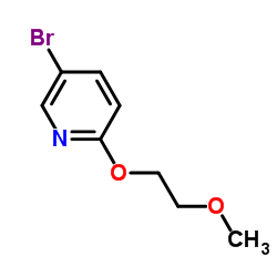 5-Bromo-2-(2-methoxyethoxy)pyridine structure