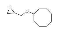 Oxirane,2-[(cyclooctyloxy)methyl]- Structure