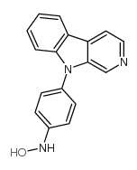 9-(4'-HYDROXYAMINOPHENYL)-9H-PYRIDO[3,4-B]INDOLE结构式