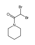 2,2-dibromo-1-piperidin-1-ylethanone结构式