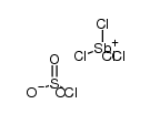 perchloroantimony(V) sulfochloridate Structure