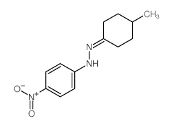 N-[(4-methylcyclohexylidene)amino]-4-nitroaniline Structure