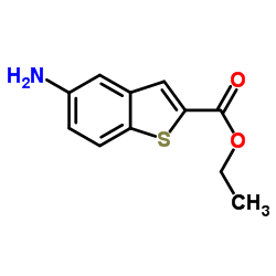 Ethyl 5-amino-1-benzothiophene-2-carboxylate Structure