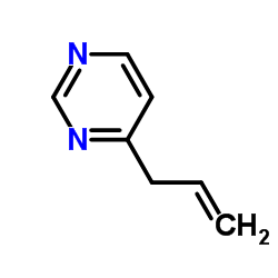 Pyrimidine, 4-(2-propenyl)- (9CI) structure