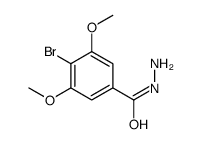 4-Bromo-3,5-dimethoxybenzohydrazide structure