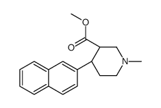 (3S,4s)-1-甲基-4-(萘-2-基)哌啶-3-羧酸甲酯结构式