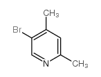 5-Bromo-2,4-dimethylpyridine Structure