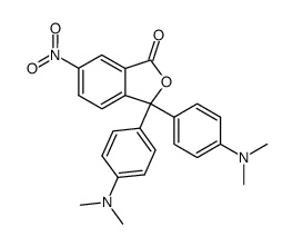 6-nitro-3,3-bis(4-dimethylaminophenyl)phthalide Structure