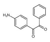 1-(4-aminophenyl)-2-phenylethane-1,2-dione结构式