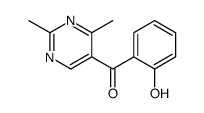 (2,4-dimethylpyrimidin-5-yl)-(2-hydroxyphenyl)methanone Structure