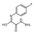 N-(4-Fluorophenyl)-2-hydrazino-2-oxoacetamide Structure