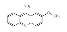 ACRIDINE, 9-AMINO-2-METHOXY-结构式