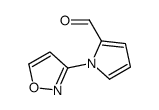 1H-Pyrrole-2-carboxaldehyde,1-(3-isoxazolyl)-(9CI) structure