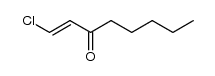 1-chloro-trans-1-octen-3-one Structure