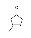 3-methyl-3-cyclopentenone结构式