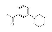 1-(3-piperidin-1-ylphenyl)ethanone结构式