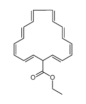 (2E,4Z,6E,8E,10E,12E,14Z,16E)-Cycloheptadeca-2,4,6,8,10,12,14,16-octaenecarboxylic acid ethyl ester Structure